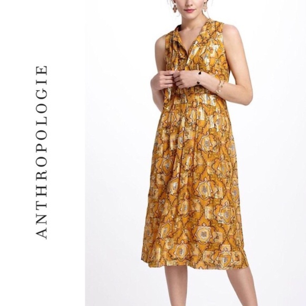 Anthropologie HD in Paris midi dress